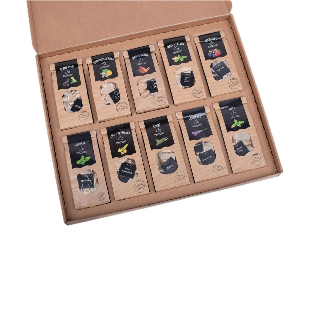 Dárkový set ovocných a bylinkových čajů